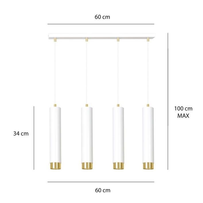 KIBO 4 WH/GOLD