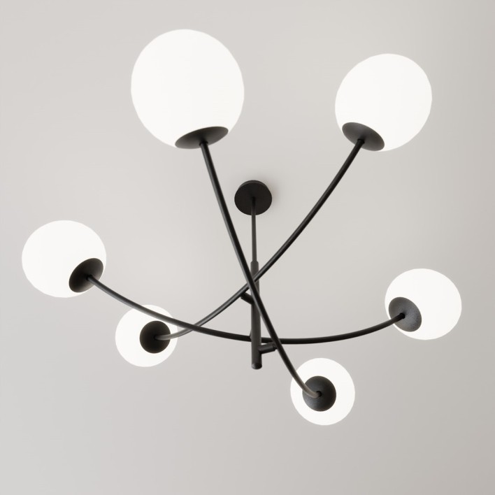 HUNTER 6 BLACK/OPAL