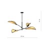 LOTUS 4 BLACK/RATTAN-10