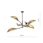 LOTUS 6 BLACK/RATTAN-10