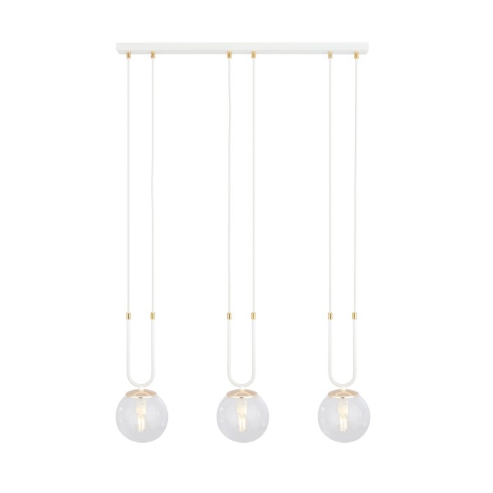 GLAM 3 WHITE/TRANSPARENT