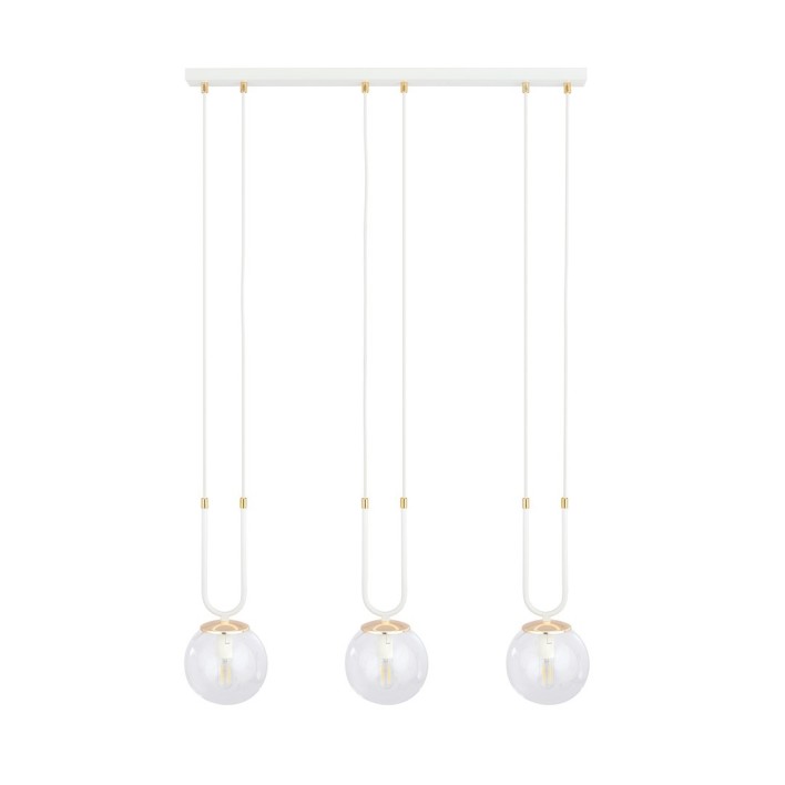 GLAM 3 WHITE/TRANSPARENT