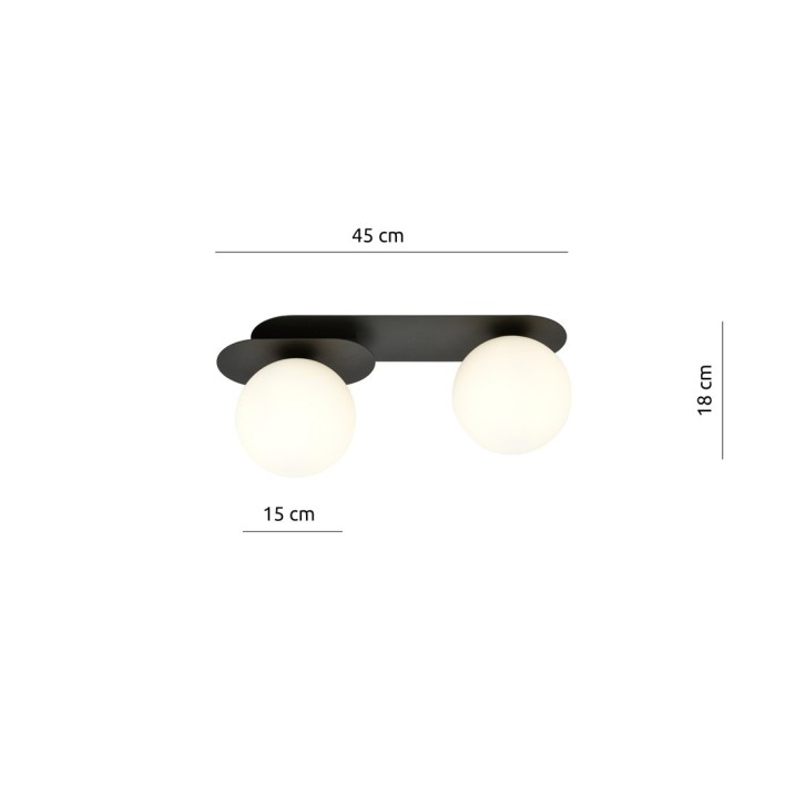 PLAZA 2 BLACK/OPAL