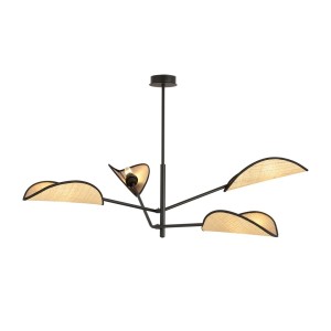 VENE 4 BLACK/RATTAN