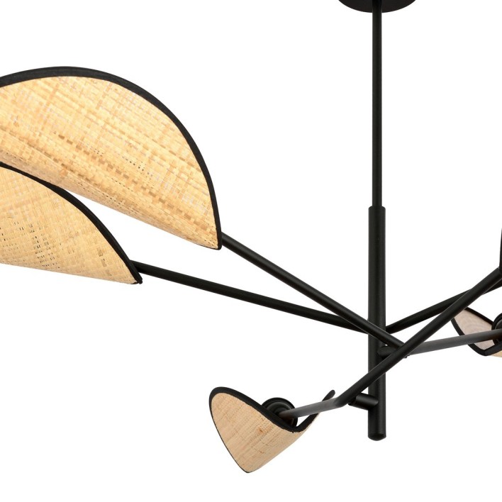 VENE 6 BLACK/RATTAN