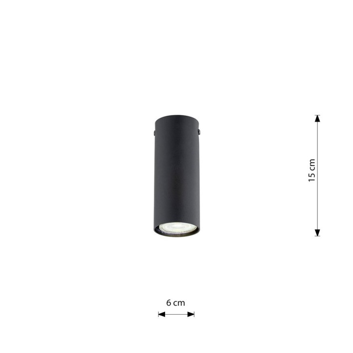 TECNO 1S BLACK oprawa oświetleniowa