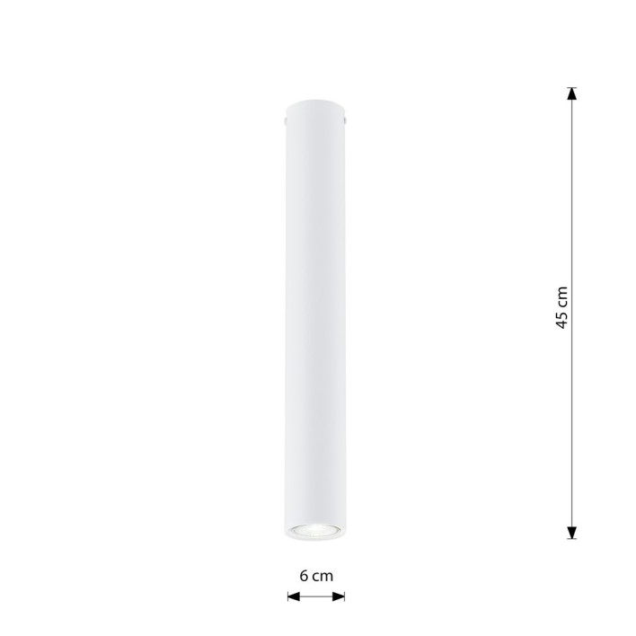 TECNO 1L WHITE oprawa oświetleniowa