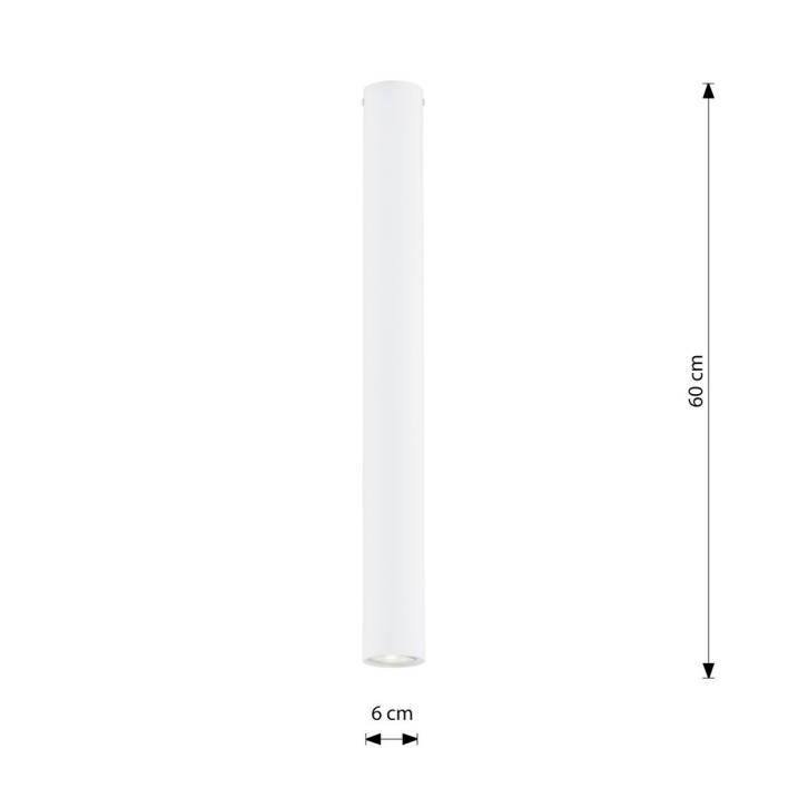 TECNO 1XL WHITE oprawa oświetleniowa