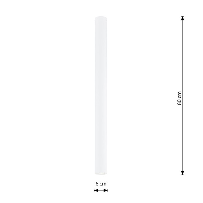 TECNO 1XXL WHITE oprawa oświetleniowa