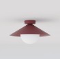 MONO 1S PLAFON BURGUNDY OPAL-1