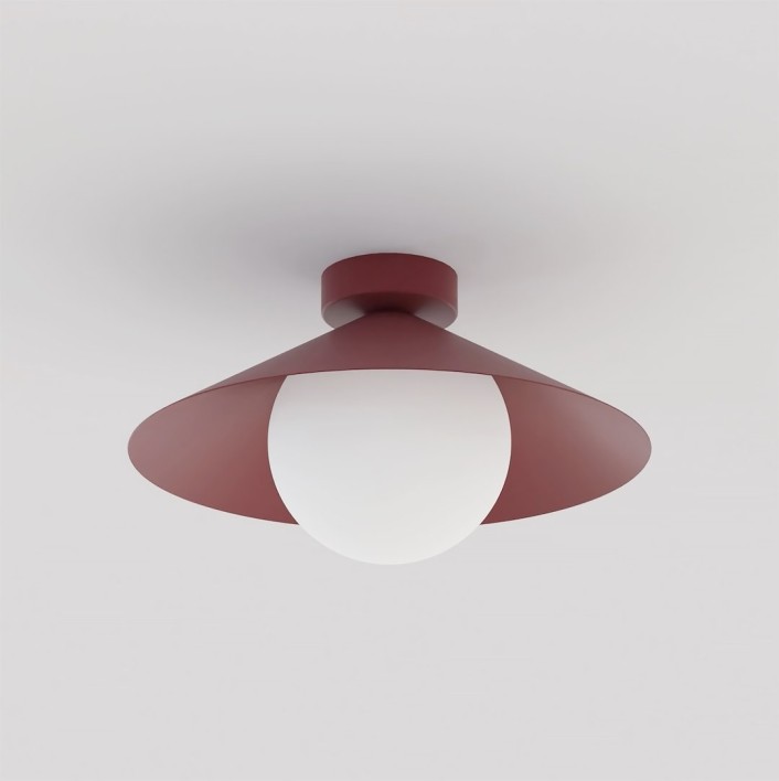 MONO 1S PLAFON BURGUNDY OPAL