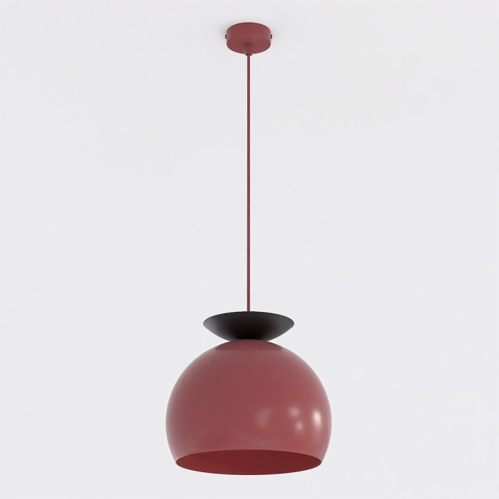 GEO 1 BURGUNDY BLACK