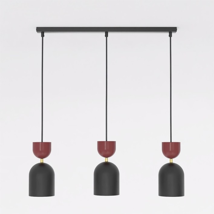 GAUDI 3 BLACK BURGUNDY