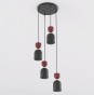 GAUDI 4PREM BLACK BURGUNDY-1