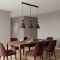 KLEVER 3 BURGUNDY BLACK-5