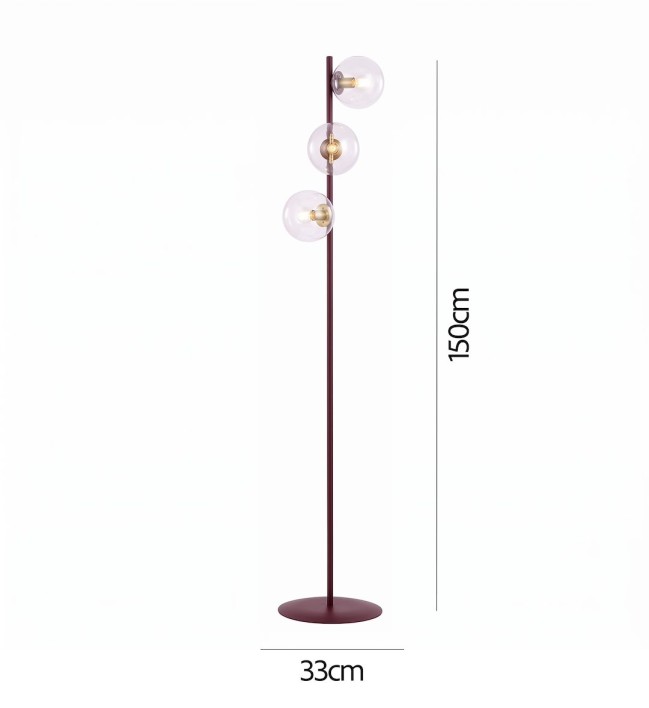 MAGNUS LP3 BURGUND TRANSPARENT