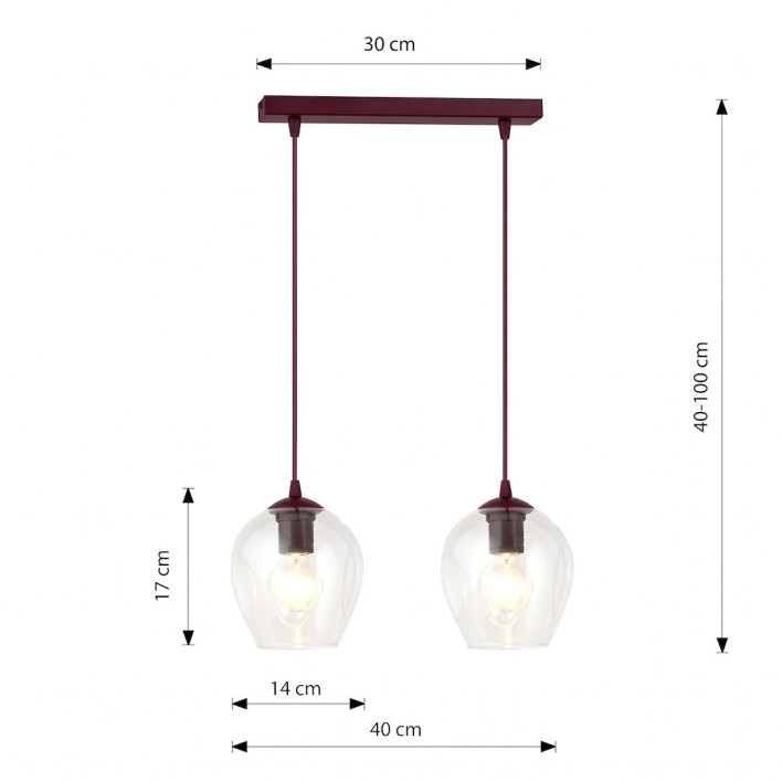 ISTAR 2 BURGUND TRANSPARENT