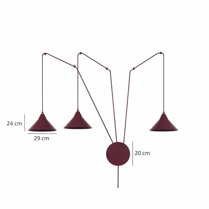 ABRAMO 3 BURGUNDY