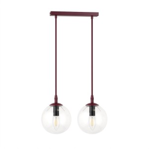 COSMO 2 BURGUNDY TRANSPARENT