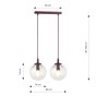 COSMO 2 BURGUNDY TRANSPARENT-3