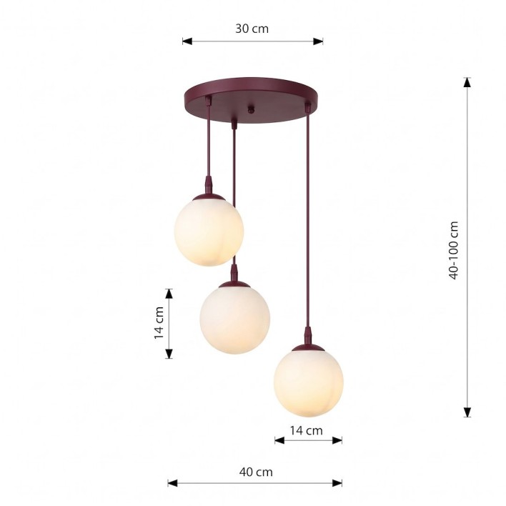 COSMO 3PREM BURGUNDY OPAL