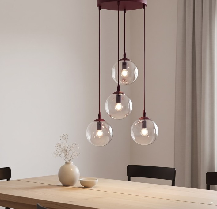 COSMO 4PREM BURGUNDY TRANSPARENT