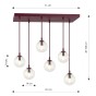 COSMO 6 BURGUNDY TRANSPARENT-4