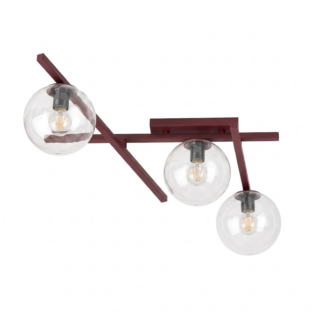 SMART 3 BURGUNDY TRANSPARENT
