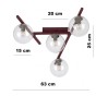 SMART 4 BURGUNDY TRANSPARENT-4