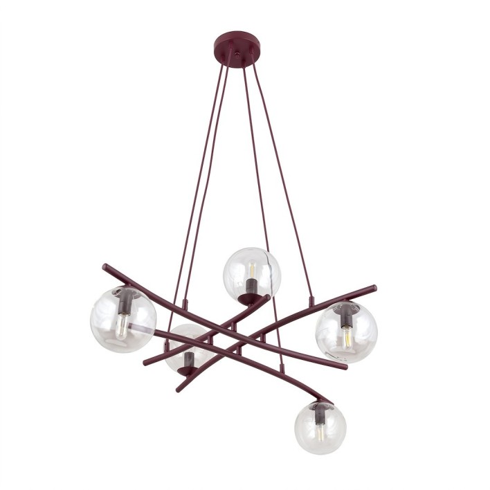 ESSA 5 BURGUNDY TRANSPARENT