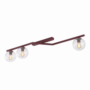 NATON 3 BURGUNDY TRANSPARENT