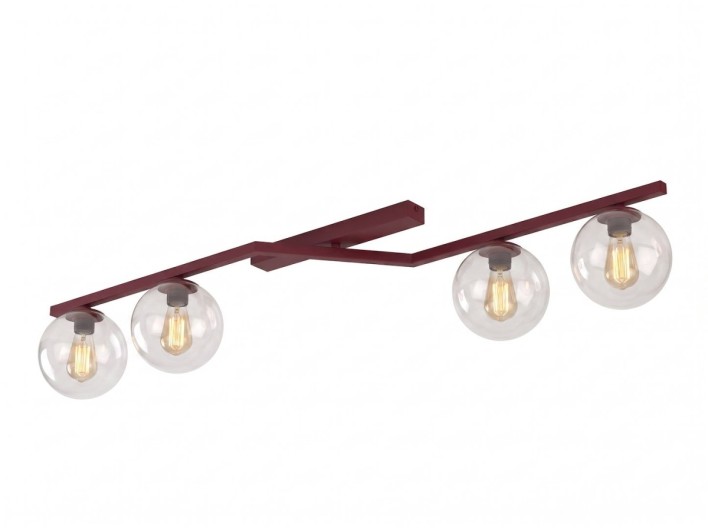 NATON 4 BURGUNDY TRANSPARENT