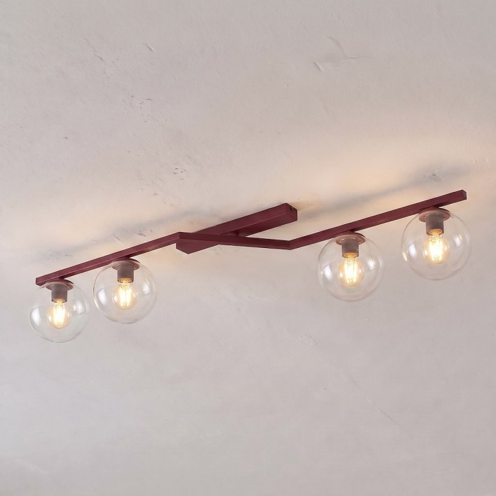 NATON 4 BURGUNDY TRANSPARENT