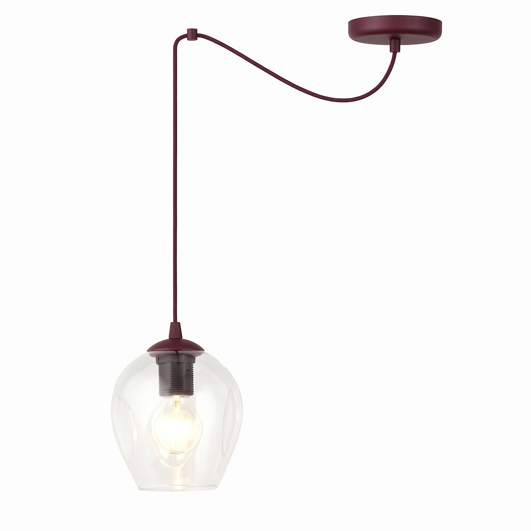 LEVEL 1 BURGUNDY TRANSPARENT