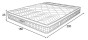Materac kieszeniowy RITZ 180x200x25-12