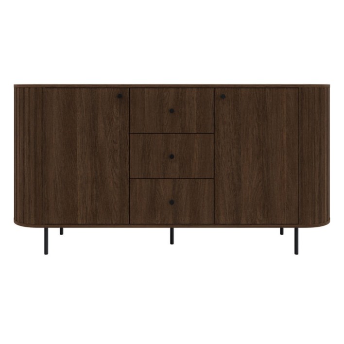 Komoda OVALIO 823 2D3S Dąb dunin Otwarta Front Min.jpg