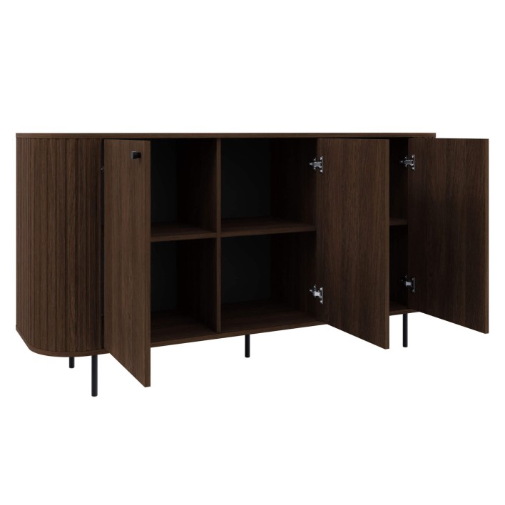 Komoda OVALIO 830 3D Dąb dunin Otwarta 2.jpg