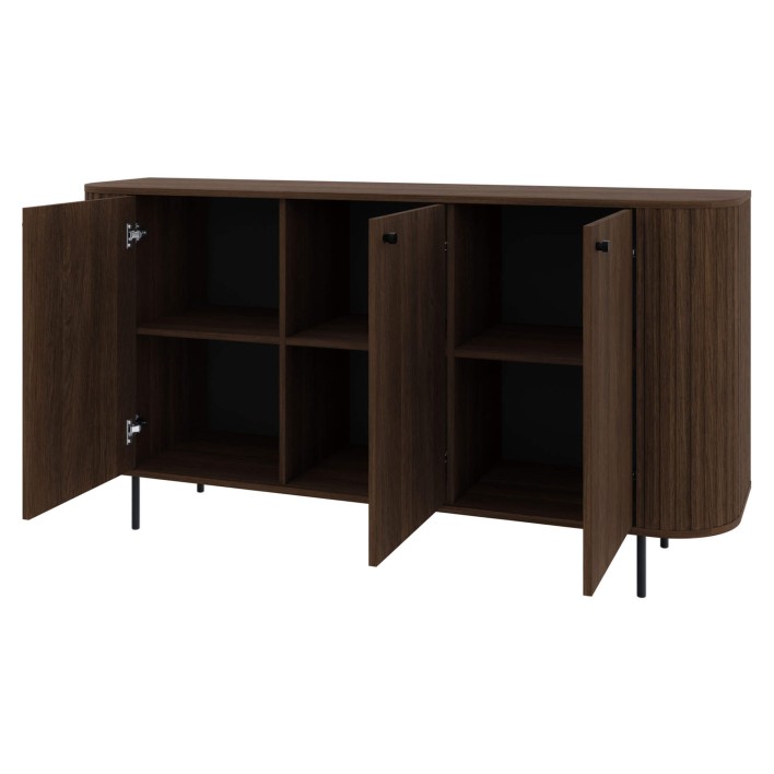 Komoda OVALIO 830 3D Dąb dunin Otwarta.jpg