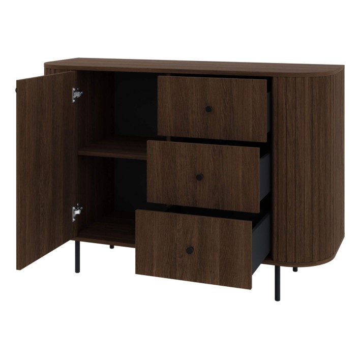 Komoda OVALIO 813 1D3S Dąb dunin Otwarta.jpg