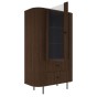 Witryna OVALIO 1F2S (112) | Dąb Dunin | Czarne nogi-5