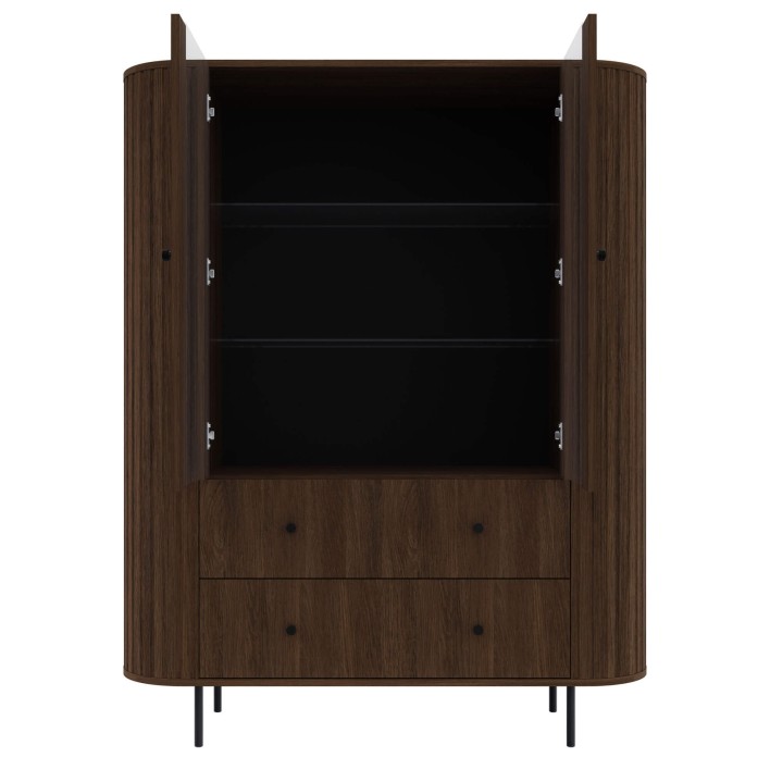 Witryna OVALIO 122 2d2s Dąb Dunin Otwarta Front.jpg