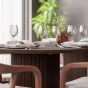 Stół rozkładany OVALIO 100/188 cm | Typ 204 | Dąb Dunin-15