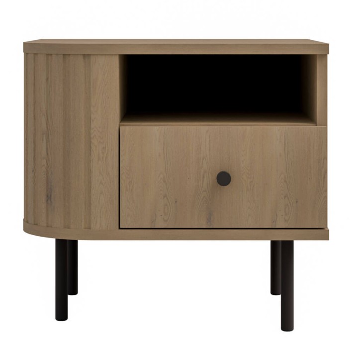 Szafka nocna OVALIO 801 (P) Dąb cremona Front Min.jpg