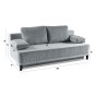Sofa z funkcją spania ROSSO | Poso 3 + Paros 3 | OUTLET-7