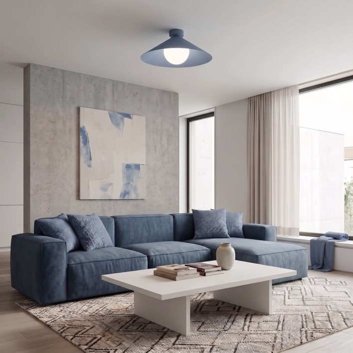 MONO PLAFON 1M DUSTY BLUE