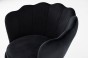 Krzesło SHELL DC-6099 | czarny welur | złota noga | OUTLET-16