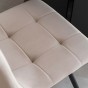 Krzesło obrotowe DC-6402 | welur | beż #5 | nogi czarne | OUTLET-8