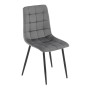 Krzesło tapicerowane DC-6403 | welur | szary #21 | OUTLET-1