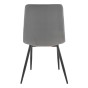 Krzesło tapicerowane DC-6403 | welur | szary #21 | OUTLET-8