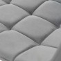 Krzesło tapicerowane DC-6403 | welur | szary #21 | OUTLET-13